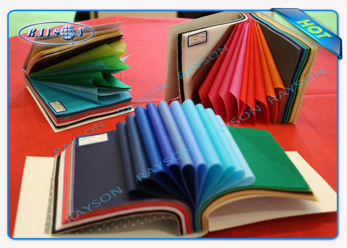 Multiple Applications 100% Polypropylene PP Spunbond Non Woven Fabric of Full Range Colors