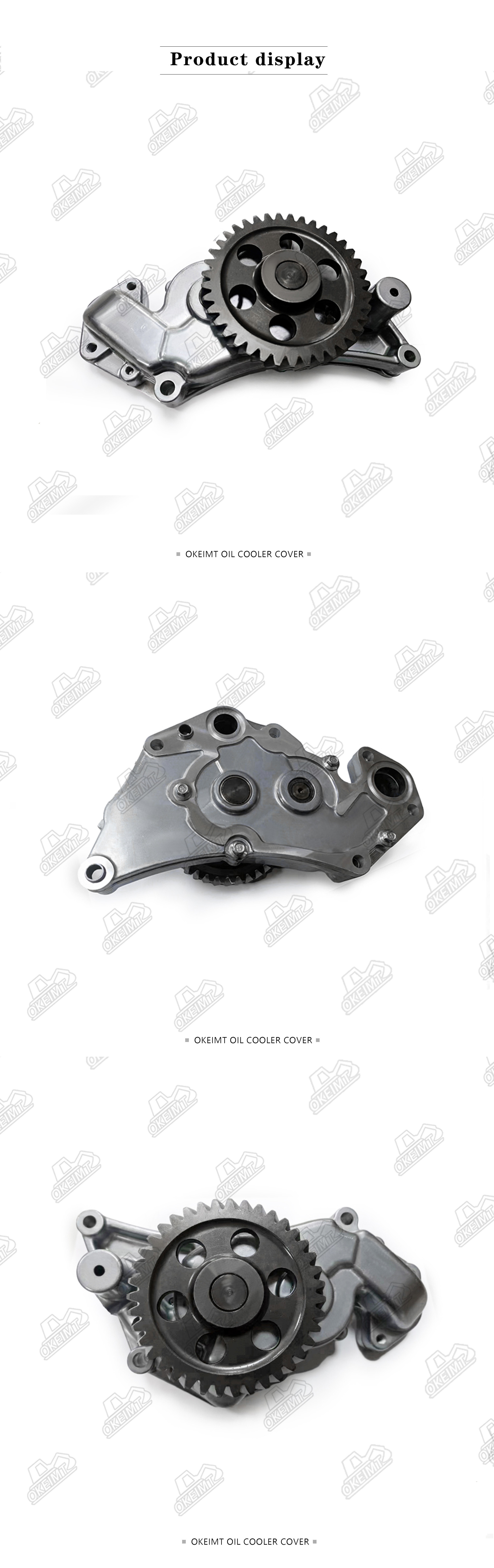 4M50 Engine Oil Pump For Mitsubishi Diesel Engine Spares Parts For Excavator ME221756