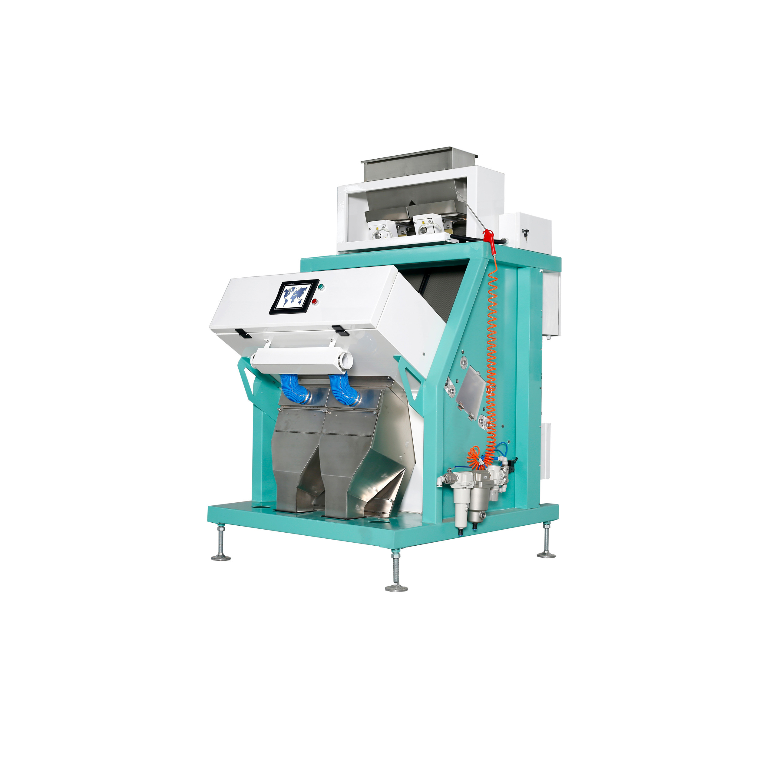 128 channel 2 ton per hour grain Cashew Colour Sorting Machine