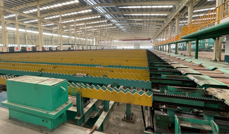 Fully Automatic 120x10m Walking Beam Cooling Beds