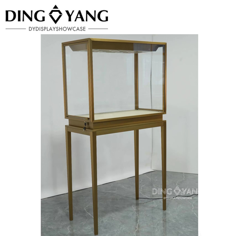 Standing Jewelry Display Case No Installation And Ships Fully Assembled