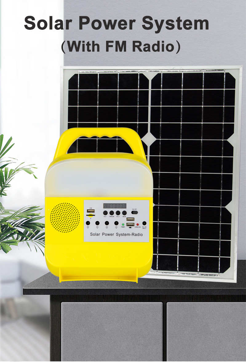 Household Solar Home Lighting System Constant Current Bright Bulb Energy Saving