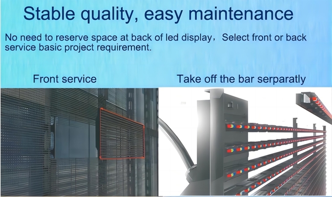 High Brightness DIP Outdoor Transparent LED Display LED Screen LED Billboard 4