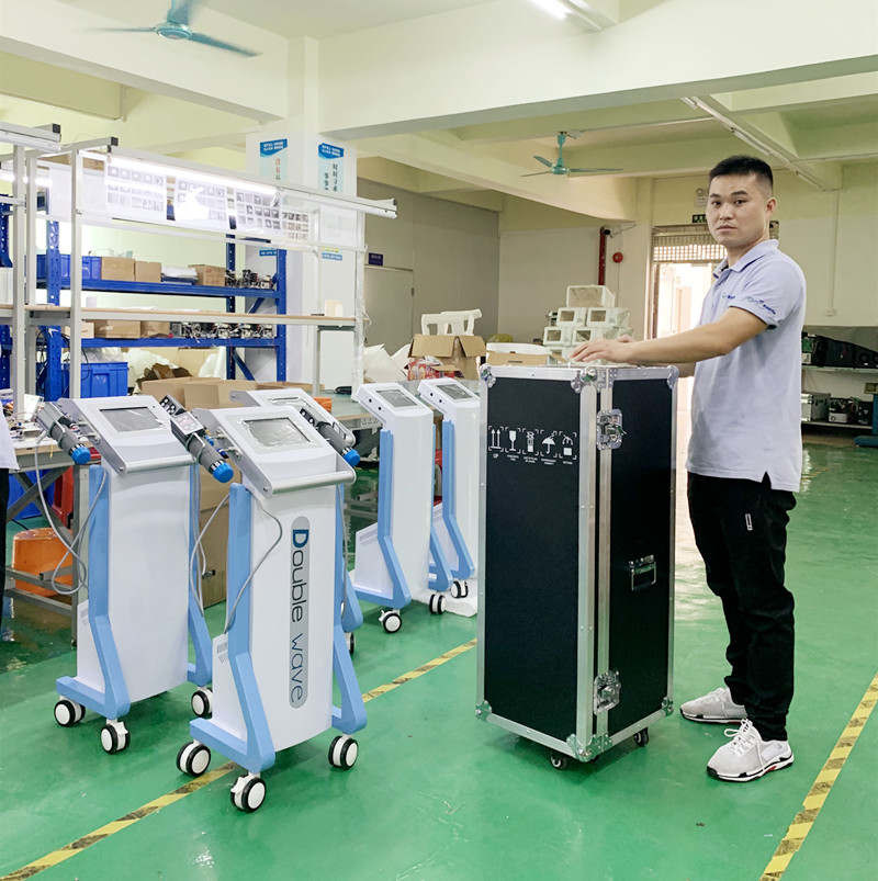 AC 110V / 240V ESWT Therapy Machine 50HZ-60HZ , 5MJ - 200MJ ED Shockwave Therapy Machine