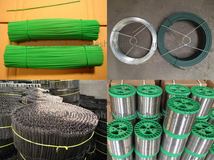 Green 5mm PVC Coated Tie Wire Excellent Flexibility ISO9001 Standard