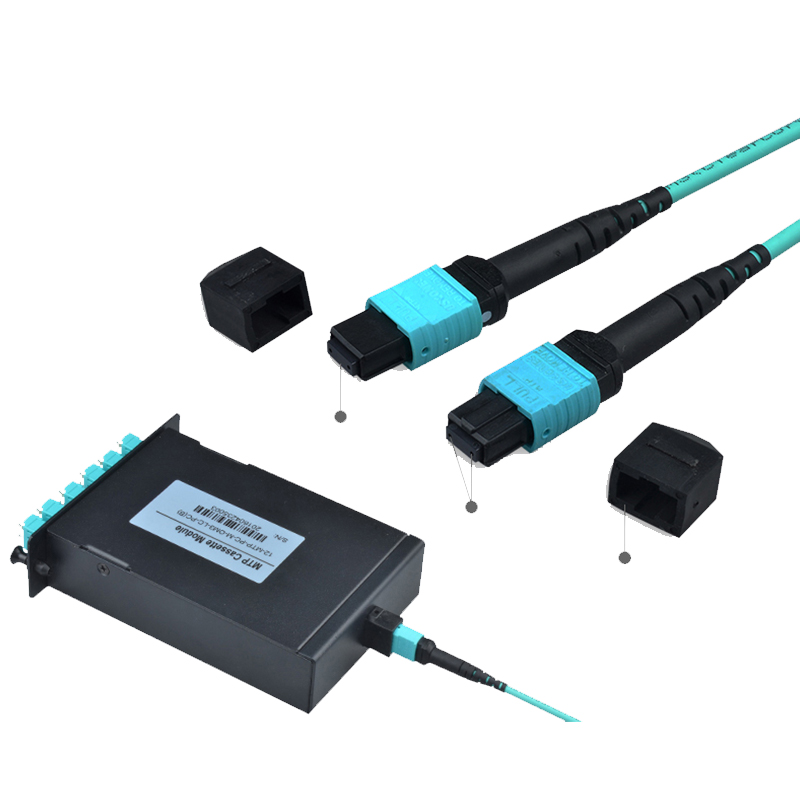 High Density Fiber Optic FTTH MPO MTP Modular Cassette Box for Network Optimization