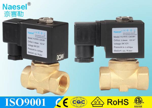 Normal Closed Pilot Operated Directional Valve , NC Energized Miniature High