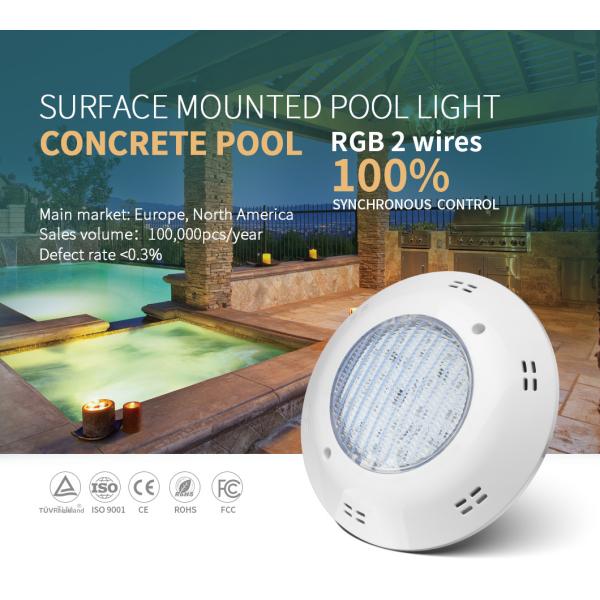 Quality Synchronous Control Waterproof Led Pool Light VDE 24W 120LM AC12V for sale