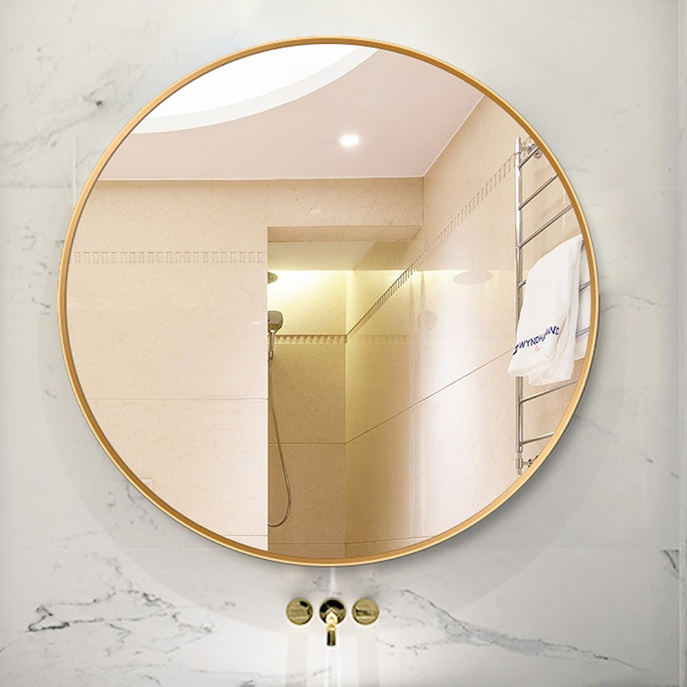 Dance Studio Floor Bedroom Decoration Wall Mirror Aluminium Alloy Frame Glass Mirror