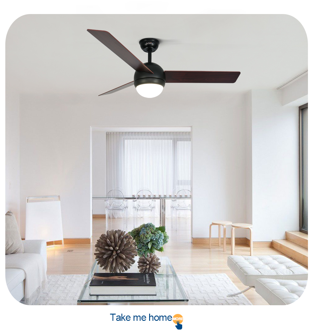 Lighting and Circuitry Design Ceiling Fan 1stshine Dimmable LED Lighting with Remote