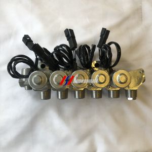 China PC220-8 Solenoid Valve Assembly, Excavator Hydraulic Control Component on sale