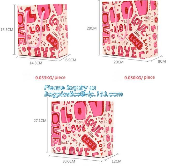Cheap Customized Pink Printed Paper Shopping Bag For Clothing and Gift,Recycled Luxury Paper Bags & Retail Carrier Bags