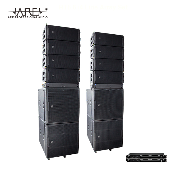 ARE AUDIO dual 8 inch high-fidelity outdoor line array speak for gym