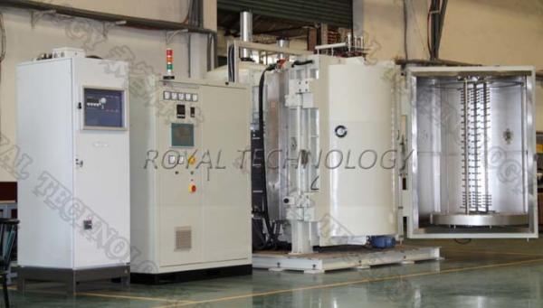 Plastic Spoon Vacuum Metallizing Machine, ABS forks and knives Aluminum