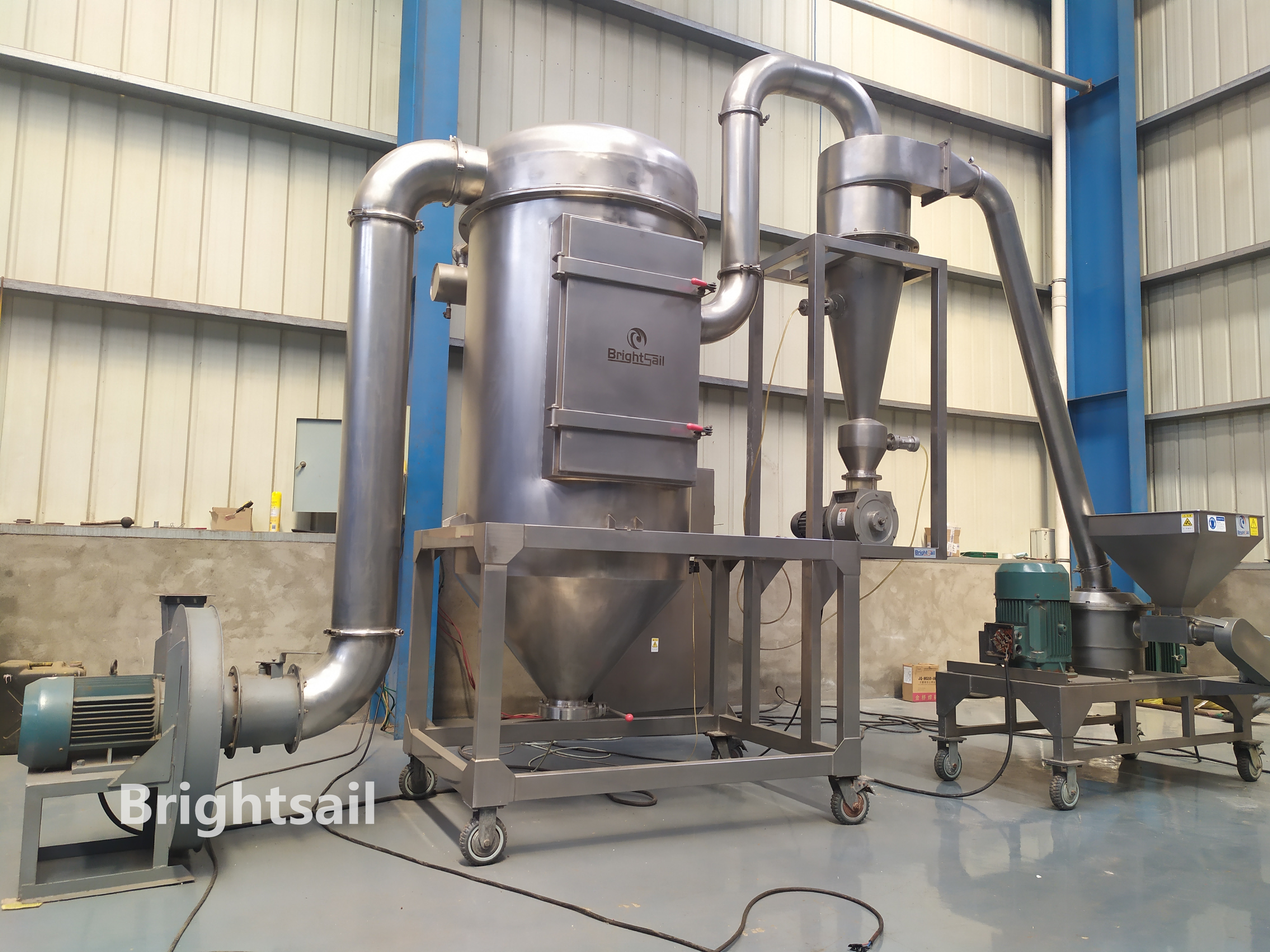 Green Tea Stalk Air Classifier Mill tea pulverizer machine green tea powder making mill Brightsail