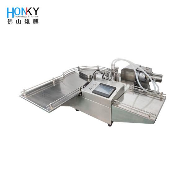 Desktop Round Bottle Filling Machine With Double Head Filling System For Oil
