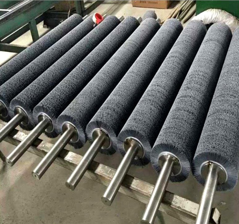 Grinding Sander Brush Roller Abrasive Wire Steel Wire Roller Steel Wire Polishing Brush Roller