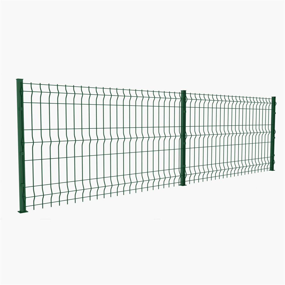 3D Welded V Mesh Security Fencing PVC Coated Galvanized
