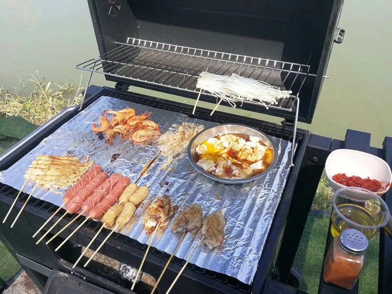 Upgrade Your Camping Experience with this Portable Charcoal Smoker BBQ Charcoal Grill