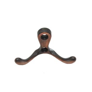 China Red Antique Copper Wall Hook Furniture Hardware Double Hooks on sale