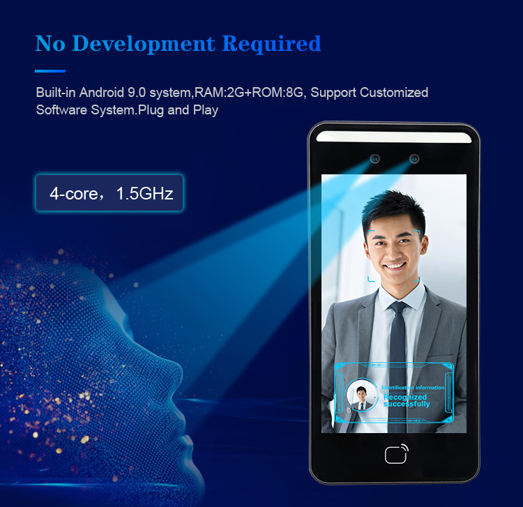 F1 2MP Smat Face Recognition Device With Wifi Wiegand Relay API SDK