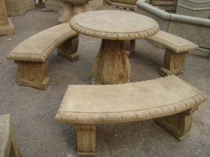 stone garden table Manufactures