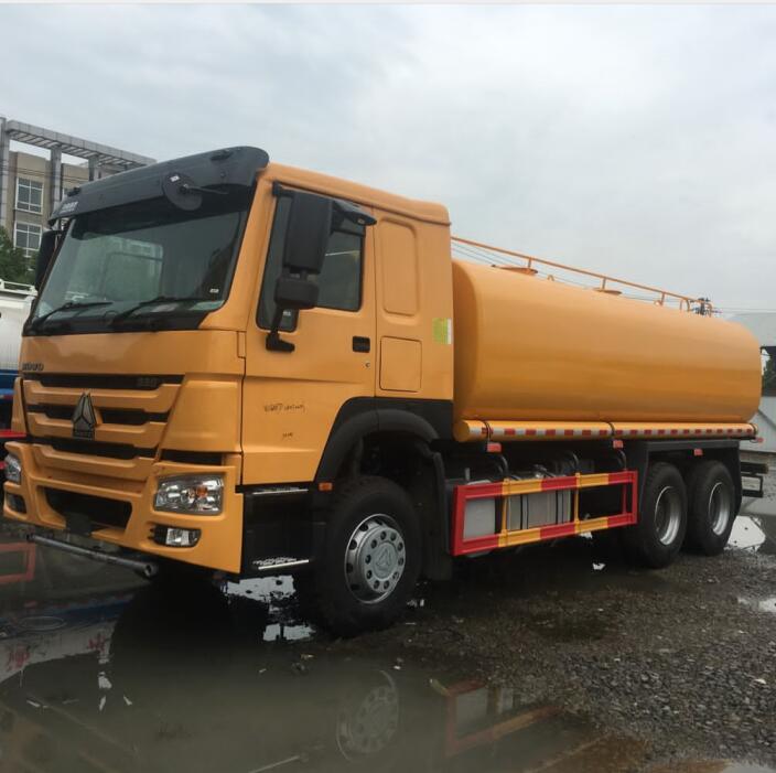 Sinotruk howo new 6x4 10 Wheels 21CBM mobile garden water bowser spray tank sprinkler truck aspersor for tanzania