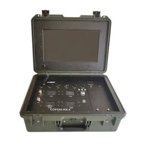 4 Channel COFDM Video Receiver with 17in LCD 1TB Storage H.265 Coding and 1080P