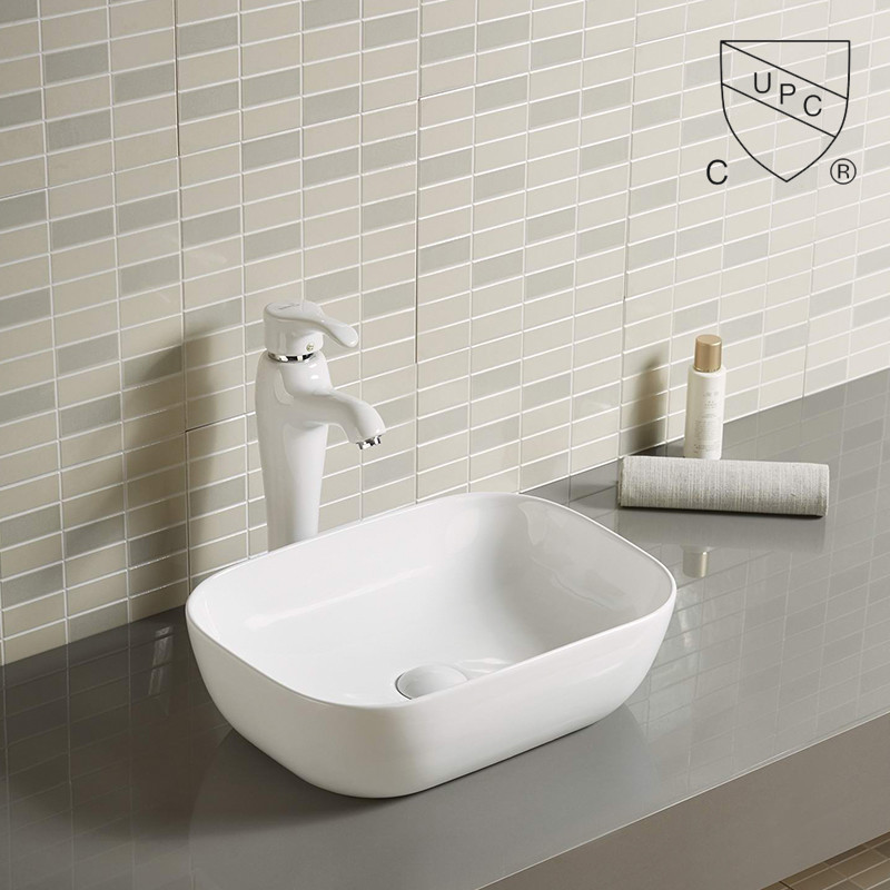 Good Straightness Counter Top Bathroom Sink Durable Not Deformed Basin Hand Wash