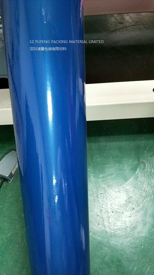 2-980mm Single Sided Heat Resistant Adhesive Tape PET Blue Clear