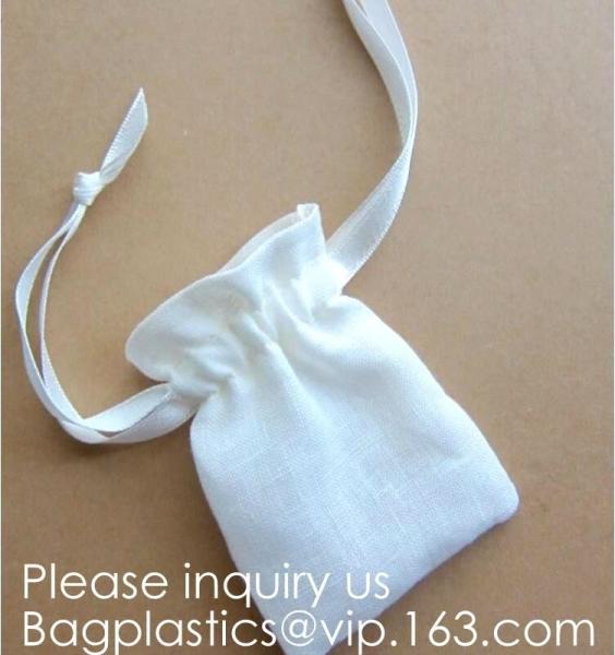 Wedding Party Favor Gift Drawstring Bags 100% Cotton Pouch,Fabric Reusable