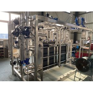 High Capacity 0.5-20L/H Pasteurizer For Milk/Fruit Jucie/Sauce Processing Line