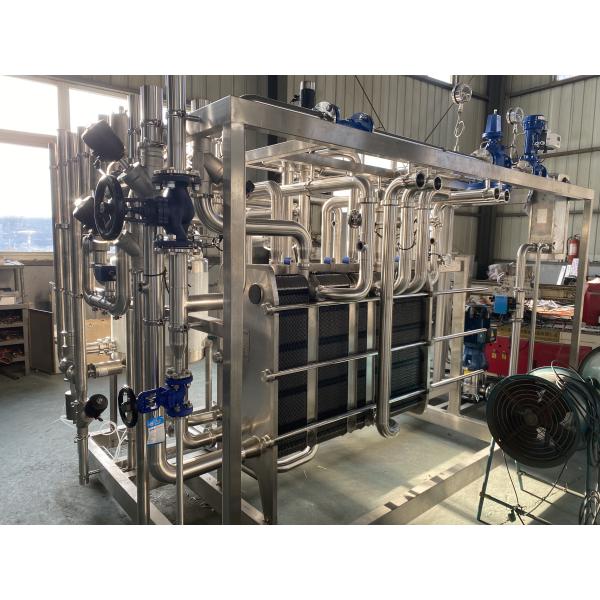 High Capacity 0.5-20L/H Pasteurizer For Milk/Fruit Jucie/Sauce Processing Line