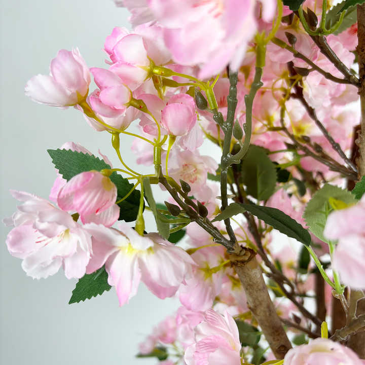 150cm Artificial Cherry Tree Pink Artificial Cherry Blossom Tree Artificial Plant for Garden Wedding Decoration