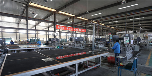 Inorganic Ink Dot printing window Holes Oven Tempered Glass