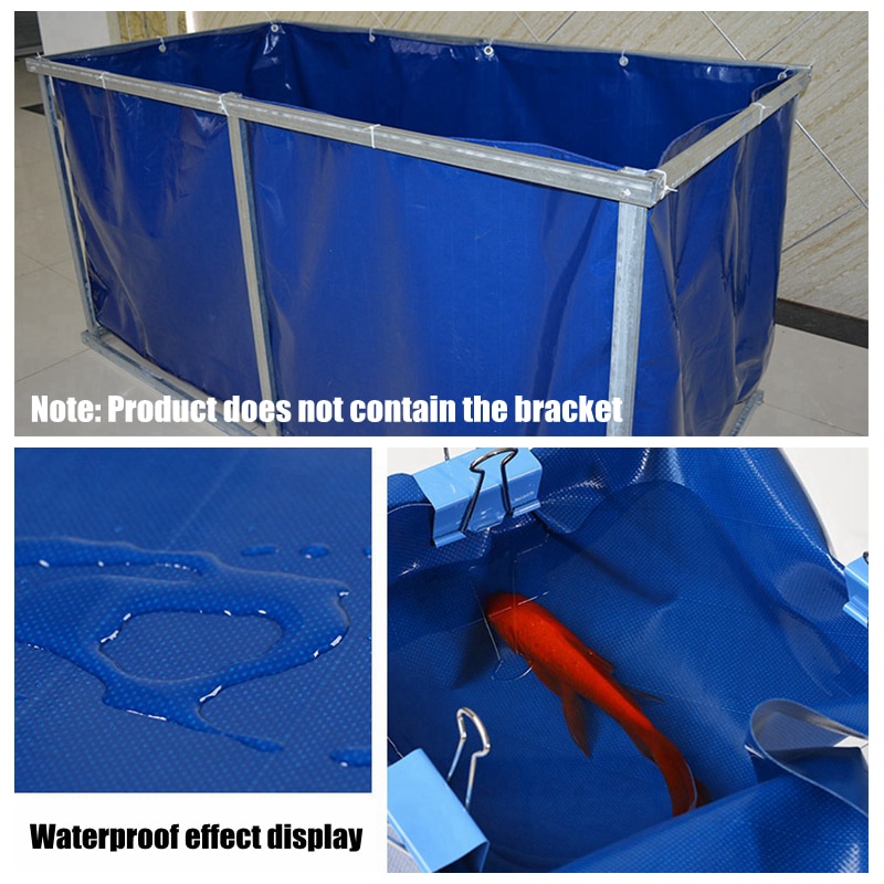 Aquaculture Pool PVC Coated Cloth COATED BANNER Tarpaulin Greenhouse Fish Pond Crayfish Koi Culture Child Water Pool