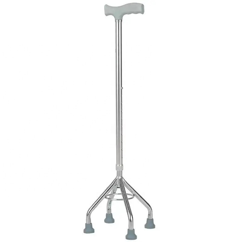 Walker & Rollator cruch walker Mobility Aluminum Alloy Stainless Steel Crutch Elderly Adjustable Walking Stick