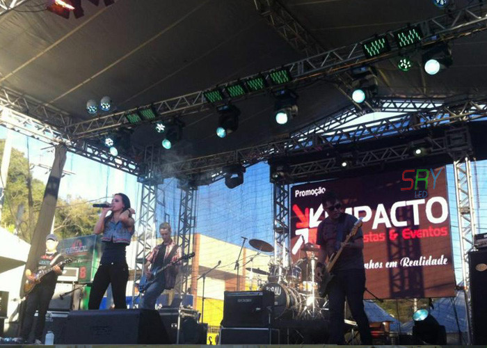 Super Clear 3D Video p6 outdoor led screen Hanging On Truss For Concert Show