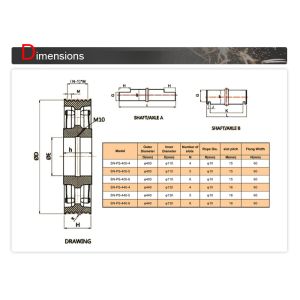 Customized Traction Elevator System Nylon Plastic Guide Pulley Sheave