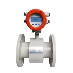  LCD display clamped/sanitary electromagnetic flow meter data logger Manufactures