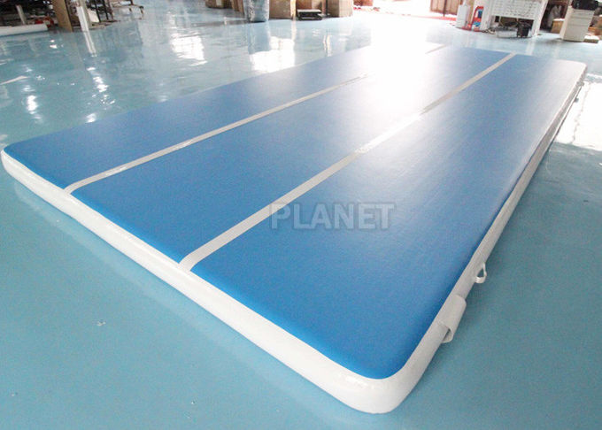 Blue 6x3x0.2m Inflatable Air Track For Swimming Pool Floating Mat
