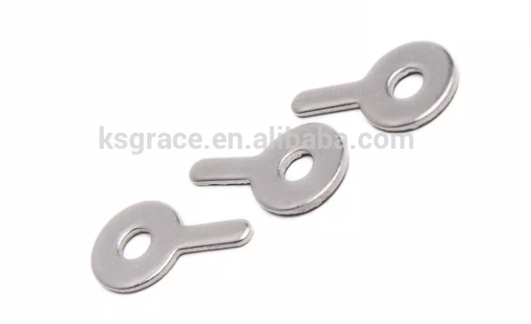 DIN 463 External Tab Stop Washer Stainless Steel Double Tab Washers With Long / Short Tap