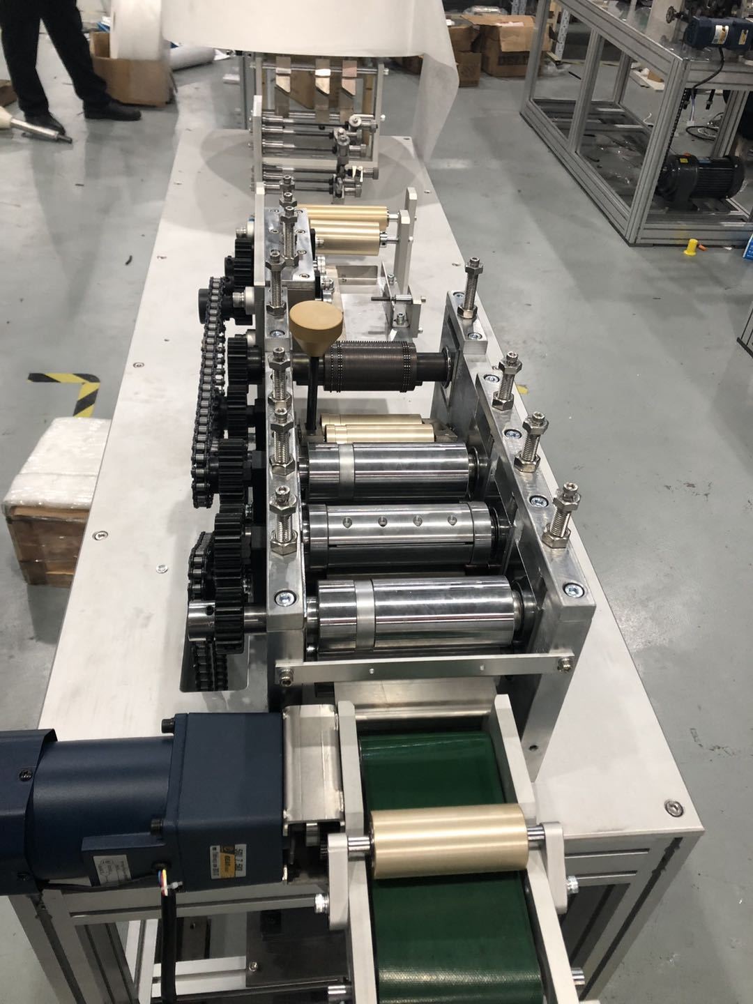 3 Layer Surgical 1800KG Disposable Mask Pack Machine