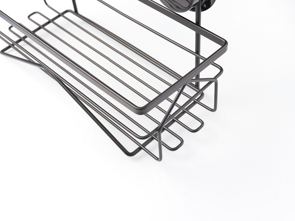 Patented Strip Strongly Mounted Bath Caddy Shelf Self Adhesive