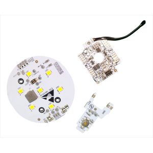  1 Layer Aluminium PCB Assembly With White Soldermask LF HAL For Lighting Manufactures