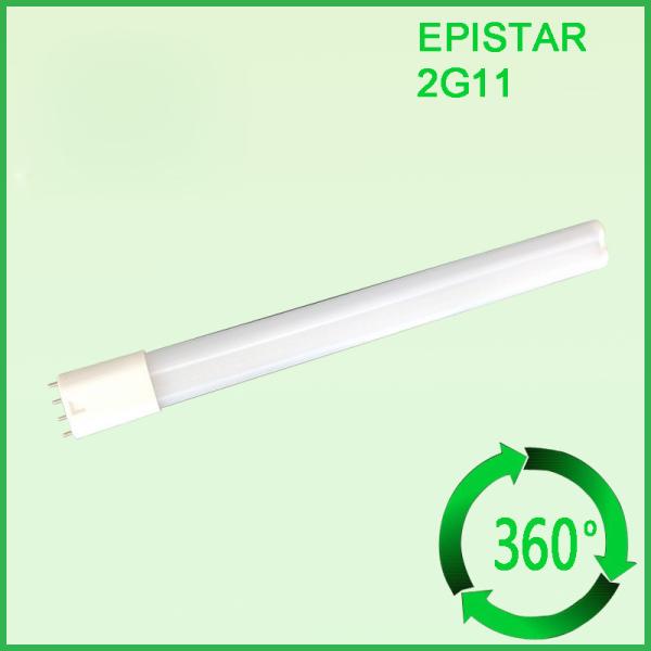 10W 12W 16W 20W 360 degree led 2G11 tube lamp 4 pin PL light Epsitar SMD2835 CRI