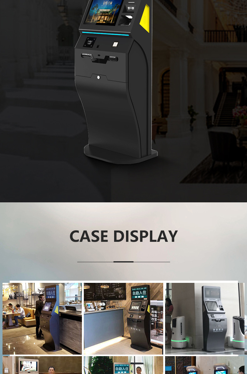 Android Windows Hotel Terminal Multifunction Self Service Kiosk