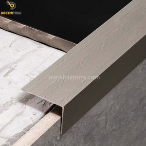 China Edge Aluminium L Trim For Tile Nose Trim Tile Trim For Floor Corner Bead on sale
