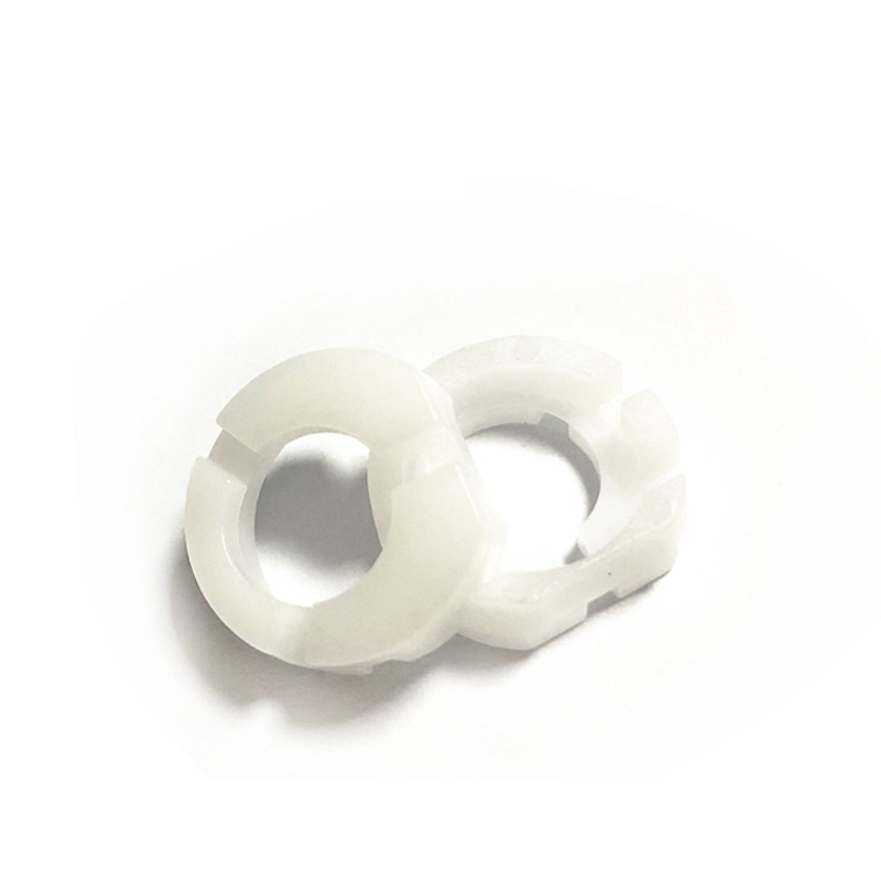 White Plastic Pressure Foot Disk Insert , PCB Machine Parts For Pressure Foot