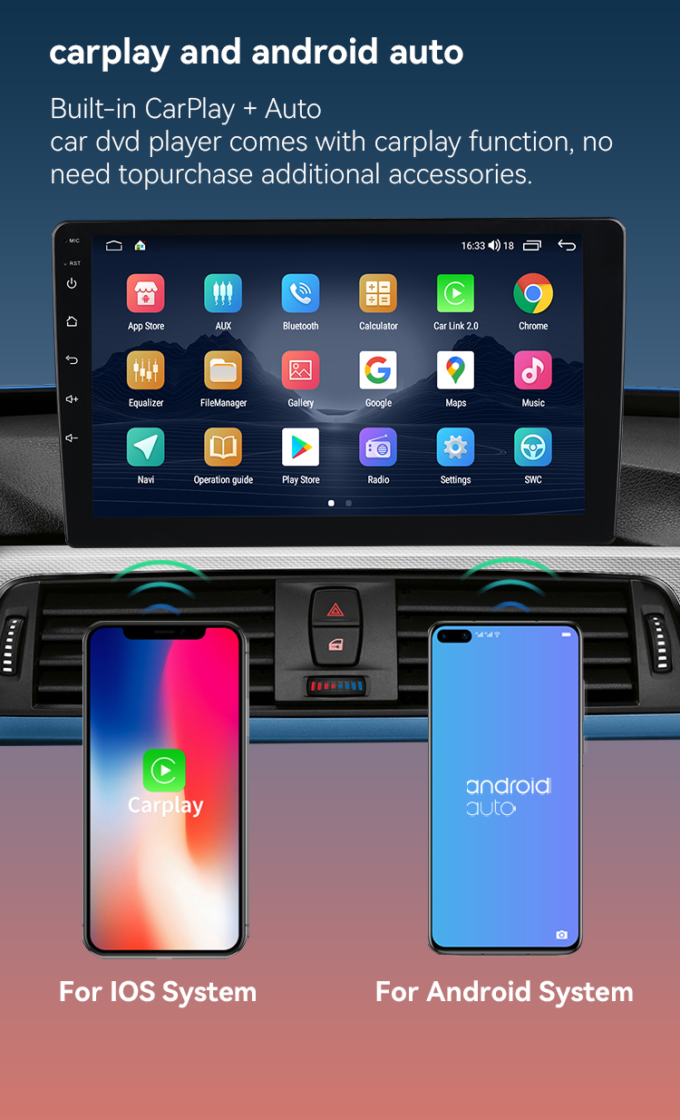 FYT7862 2 Din Octa Core Android 12.0 Car Radio 9 Inch Android GPS Navigation QLED Car Stereo Car DVD Payer Carplay